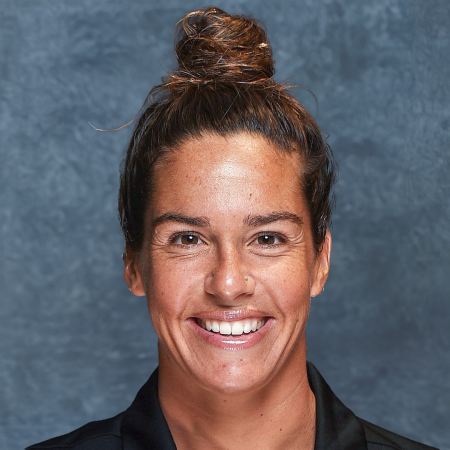 A portrait of water polo assistant coach Rachel Fattal A portrait of water polo assistant coach Rachel Fattal