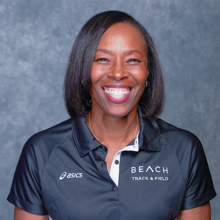 A portrait of track and field coach LaTanya Sheffield A portrait of track and field coach LaTanya Sheffield