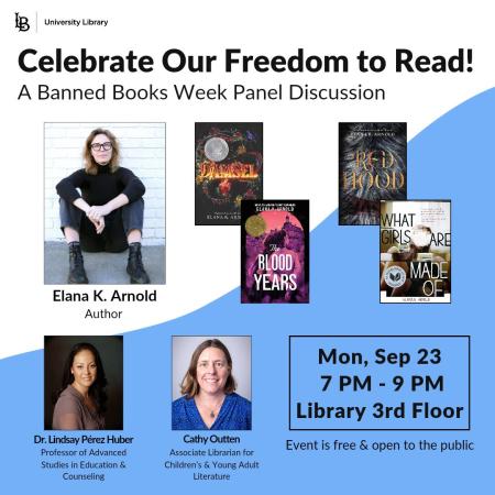 Celebrate our Freedom to Read 2024 Celebrate our Freedom to Read 2024 event announcement flyer