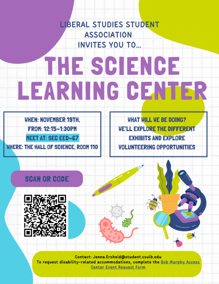 LSSA Event Science Learning Center Flyer