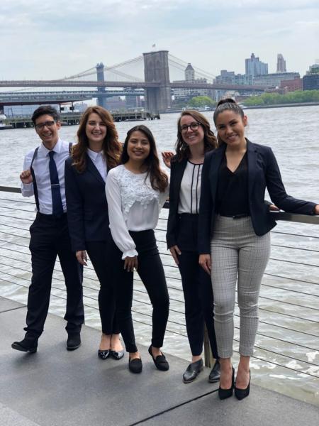 2019 CSULB Bateman Team Celebrating in New York City – National 1st Place Winners!