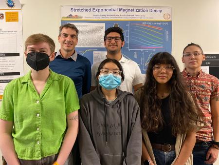 Thomas Gredig and his student researchers