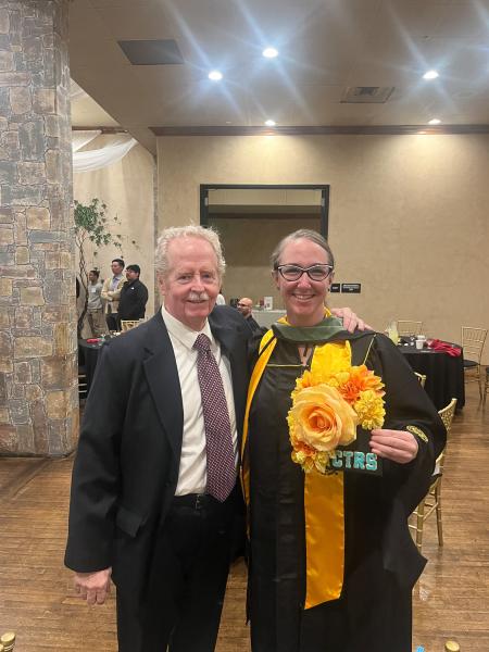 Angela with Recreation Chair Terry Robertson