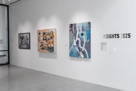 wide gallery shot of insights 2025 exhibition