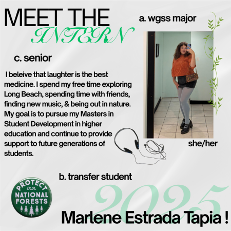 WGSS Fall 2025 Intern Student Ambassador Flyer