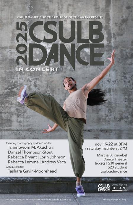 2025 CSULB Dance in Concert Poster