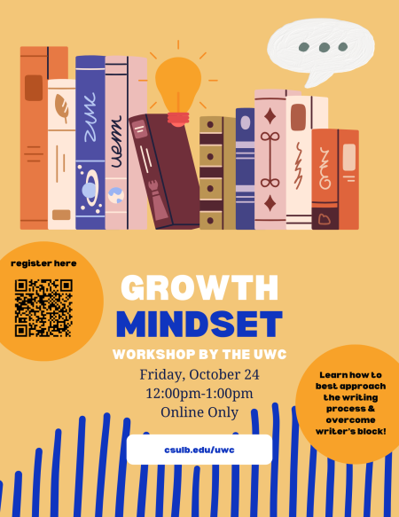 UWC Growth Mindset Workshop Flyer Fall 2025