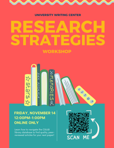 UWC Research Strategies Workshop Flyer Fall 2025 UWC Research Strategies Workshop Flyer Fall 2025