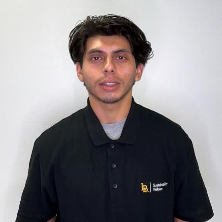 man wearing black polo