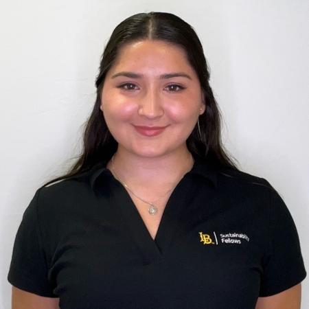 woman wearing a black polo