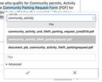 File Link URL field auto populated