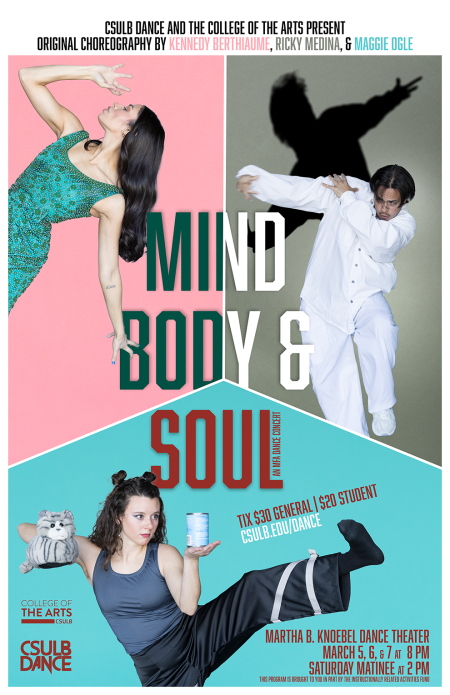 CSULB Dance and the College of the Arts present Mind Body & Soul an MFA Dance Concert