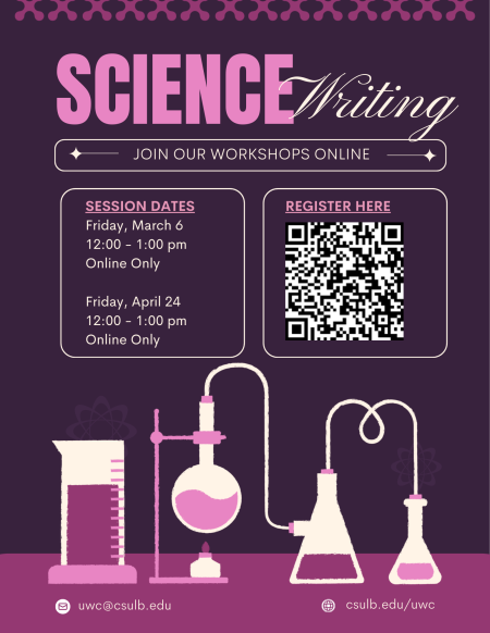 UWC Writing in the Sciences Flyer - Spring 2026