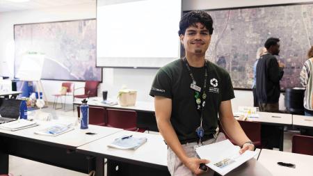 College Corps @ The Beach alumnus Brandon Contreras