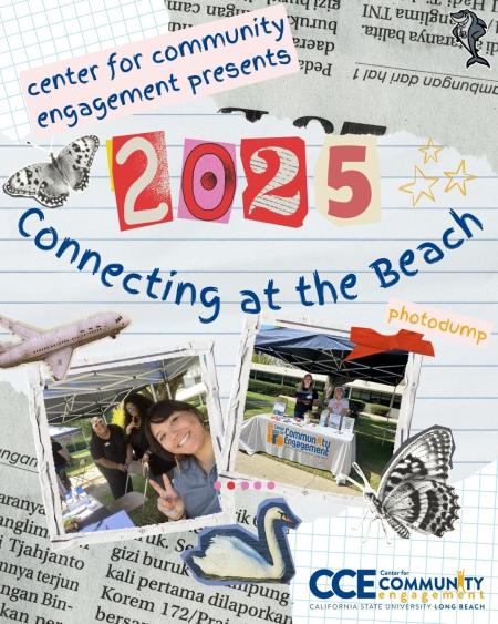 Connecting at the Beach photos of students who attended.