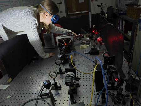 Student in Dr. Gu's lab