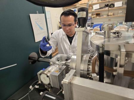 Student in Dr. Gu's lab