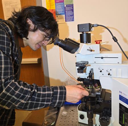 Student in Dr. Gu's lab