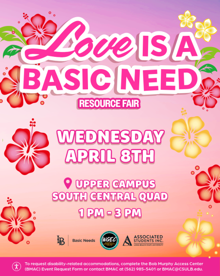 love is a basic need resource fair and hibiscus flowers