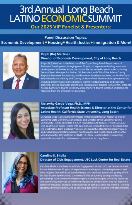Flyer for the 3rd Annual Long Beach Latino Economic Summit pt2