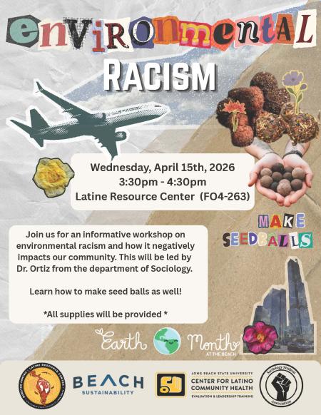 environmental racism and an airplane and city buildings