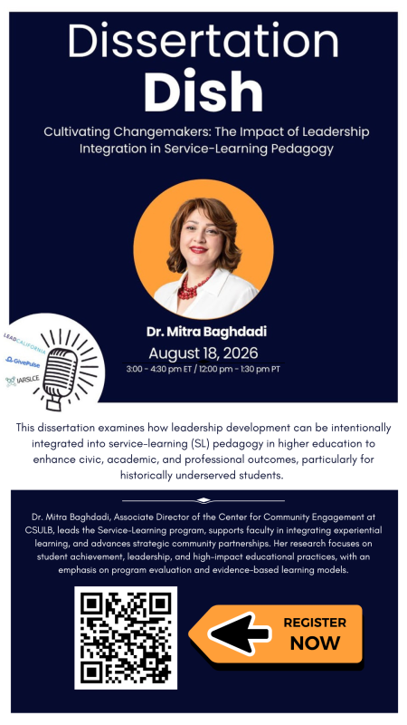 Dr. Mitra Baghdadi Dissertation Dish flyer