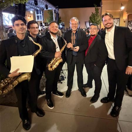 Members of the Bob Cole Conservatory of Music's Concert Jazz Orchestra