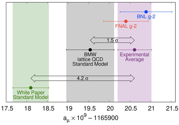muon magnetic moment measurement comparison