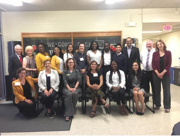 Group photo of College of Education students, faculty and staff