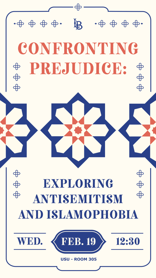 flyer for antisemitism islamophobia workshop