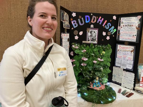 Sara Beller Buddhism display