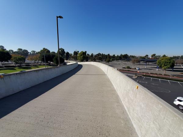 Ramp to Pyramid Parking Structure