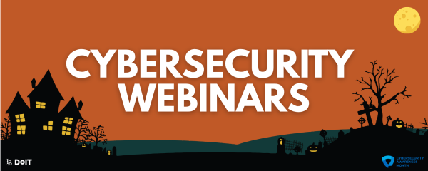 Holloween Cybersecuity Webinar spooky house