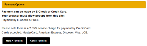 MyCSULB Student Center screenshot prompting student to open up payment window.