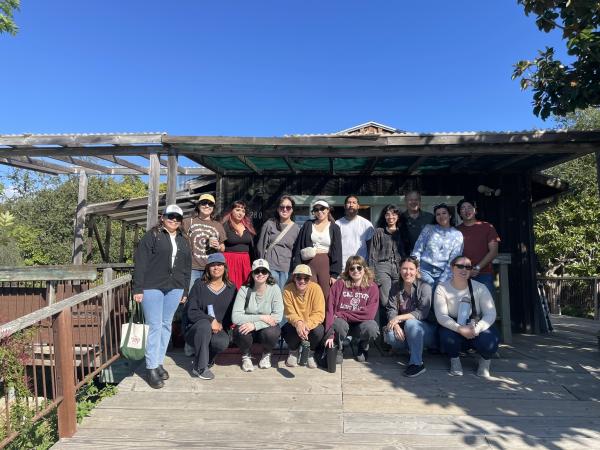 group of people smiling