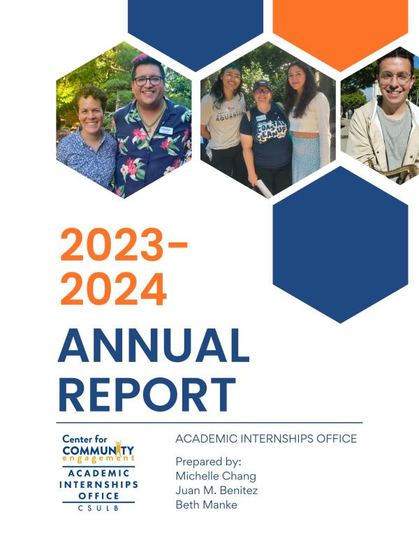 Academic Internship Office Annual Report front page