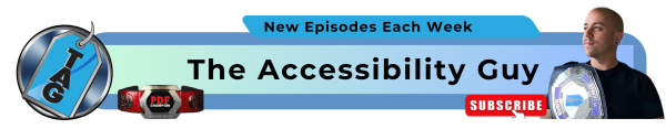 The Accessibility Guy banner