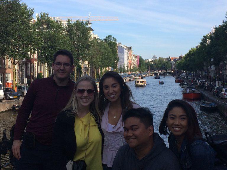 Students on study abroad