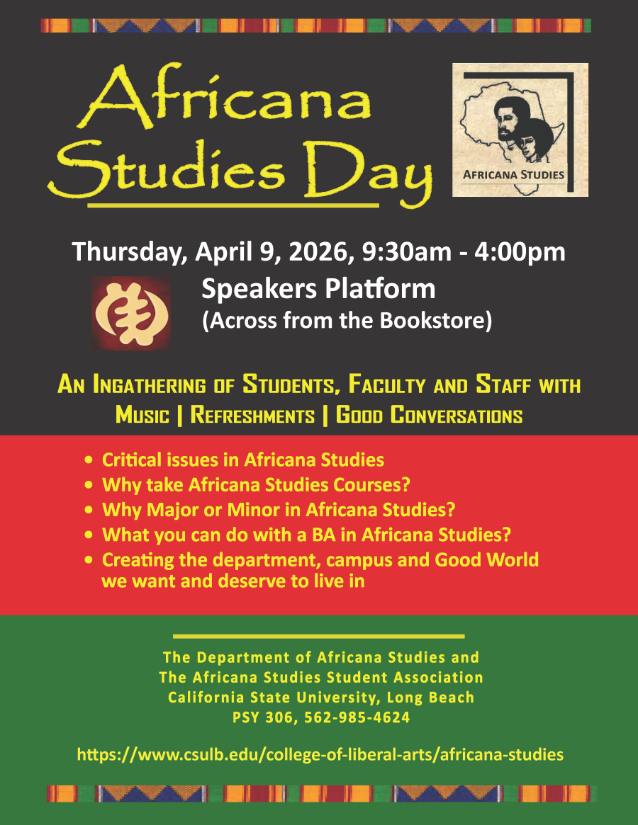 Africana Studies Day Flyer