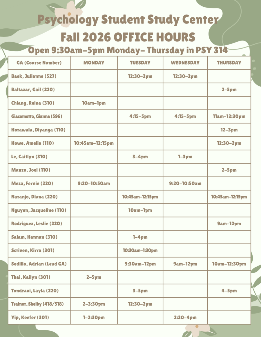 PSCC Office Hours