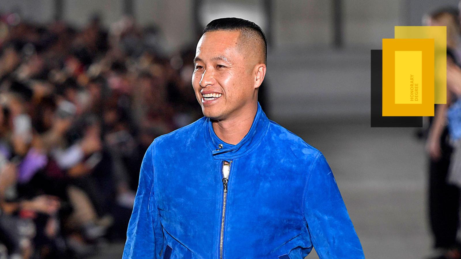 Phillip Lim on the runway Phillip Lim on the runway