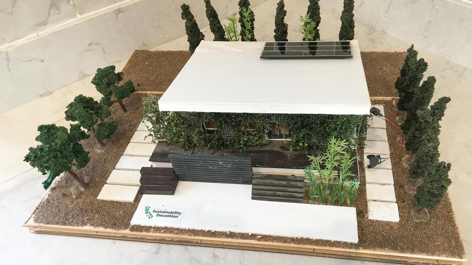 A model of the CSULB tiny house A model of the CSULB tiny house