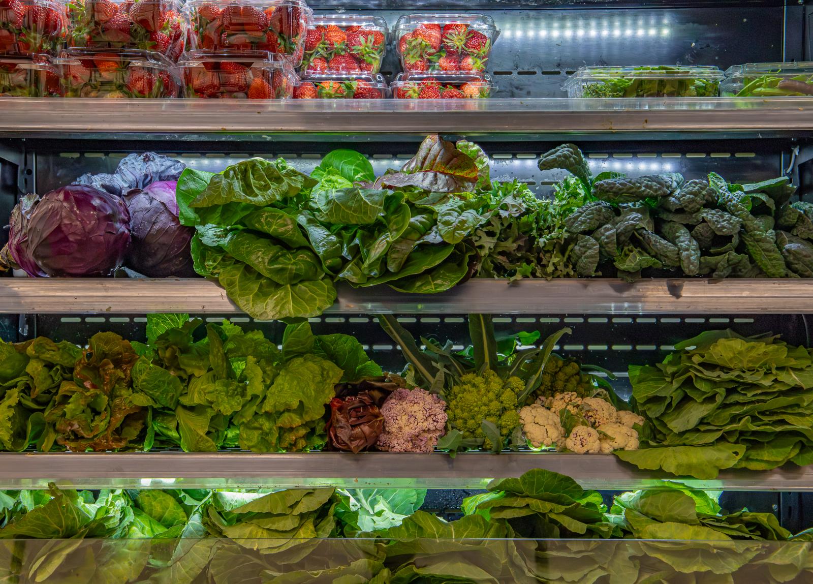 Fruits and vegetables at the Beach Pantry