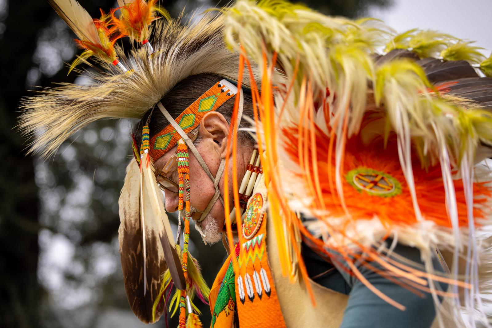 Craig Stone at the CSULB Pow Wow
