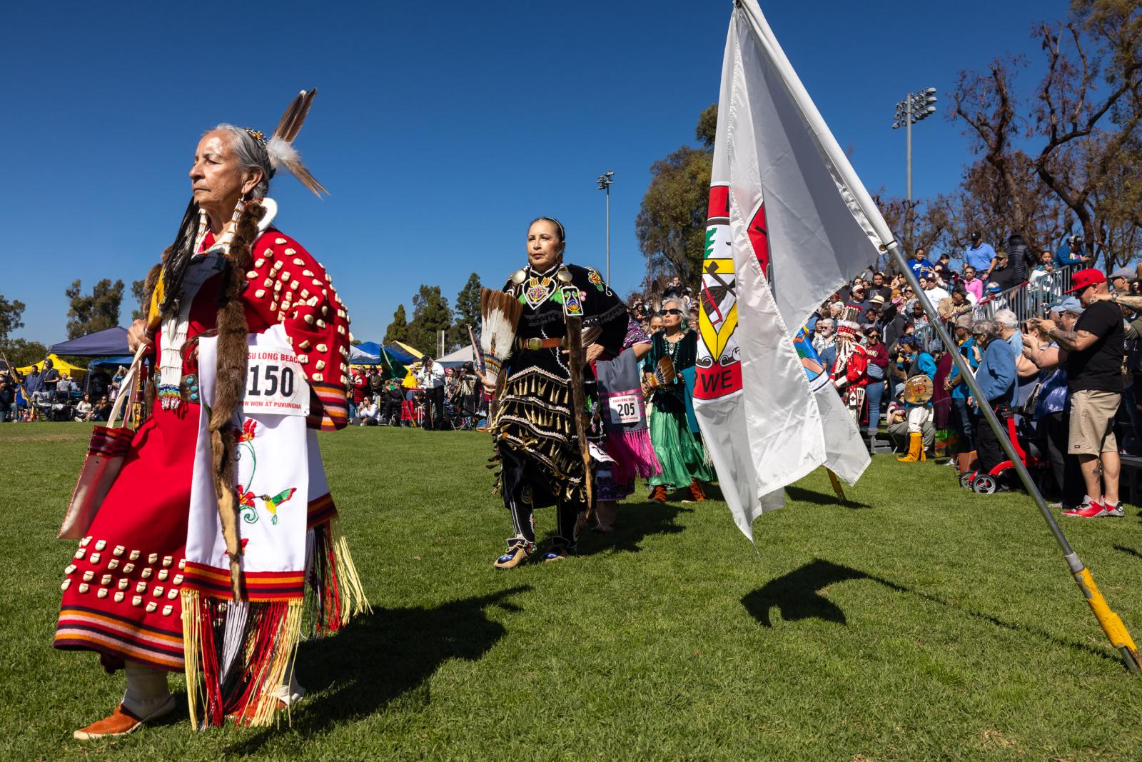 Women dancers at the 2025 CSULB Pow Wow Women dancers at the 2025 CSULB Pow Wow