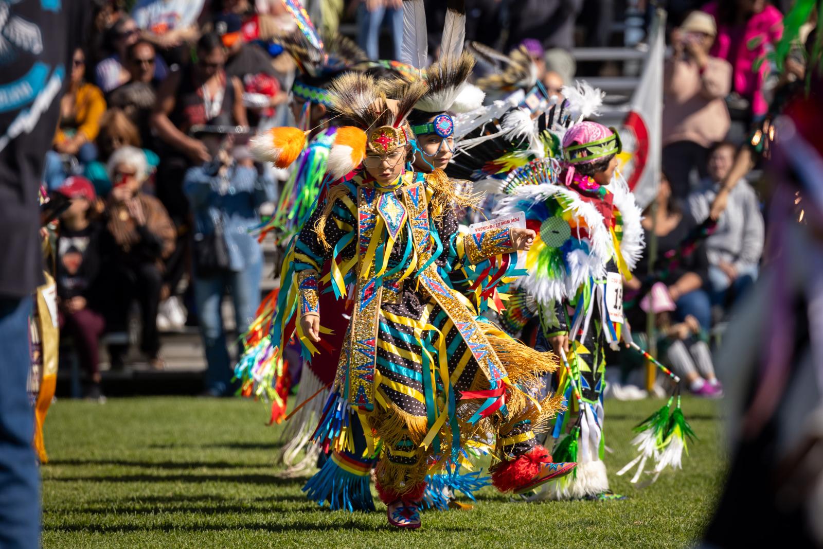 Young dancers at the 2025 CSULB Pow Wow Young dancers at the 2025 CSULB Pow Wow