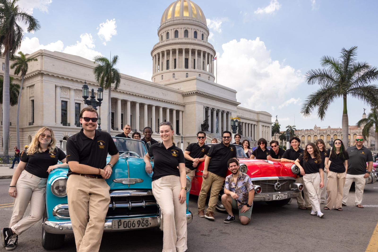 CSULB's Pacific Standard Time vocal jazz ensemble in Havana, Cuba