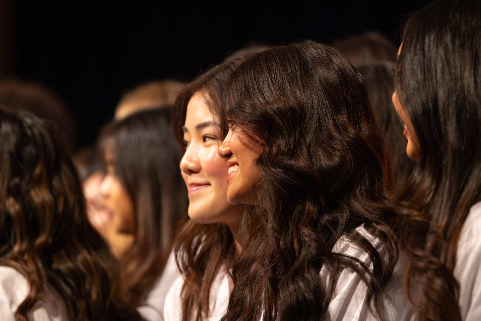A group of students at the CSULB White Coat Ceremony