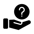 Request data icon that is clicakble to go to the request data form
