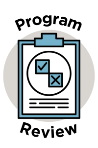cartoon icon of a blue clipboard with a white paper on top with a blue check mark and a x.